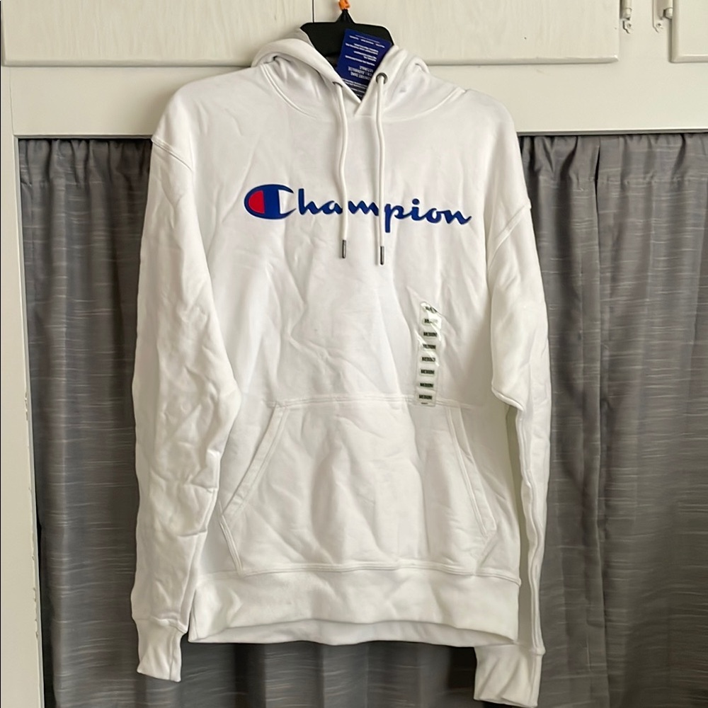 Champion White Hoodie